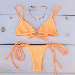 Bikini Tops Bralette Bikini Top – Mango Ribbed<Kulani Kinis Cheap