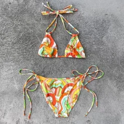 Full Coverage Tie Side Bikini Bottom – Road Runner<Kulani Kinis Best Sale