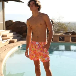 Men'S Swim Trunks – Sunny Sangria New Arrivals<Kulani Kinis Discount