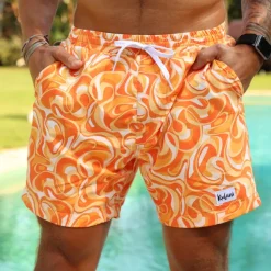 Men'S Swim Trunks – Lost At Sunset<Kulani Kinis Clearance