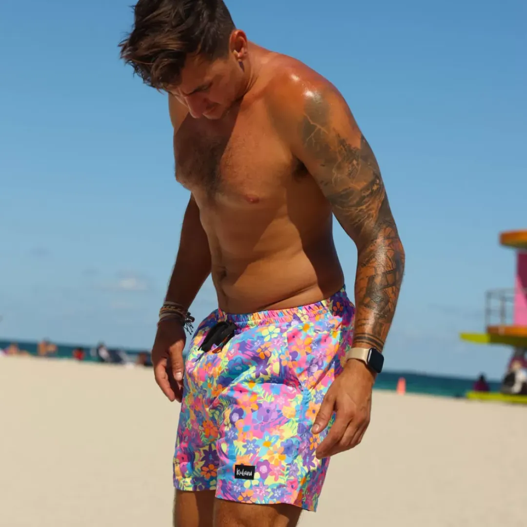 Men'S Swim Trunks – Rainbow Jungle<Kulani Kinis Best Sale