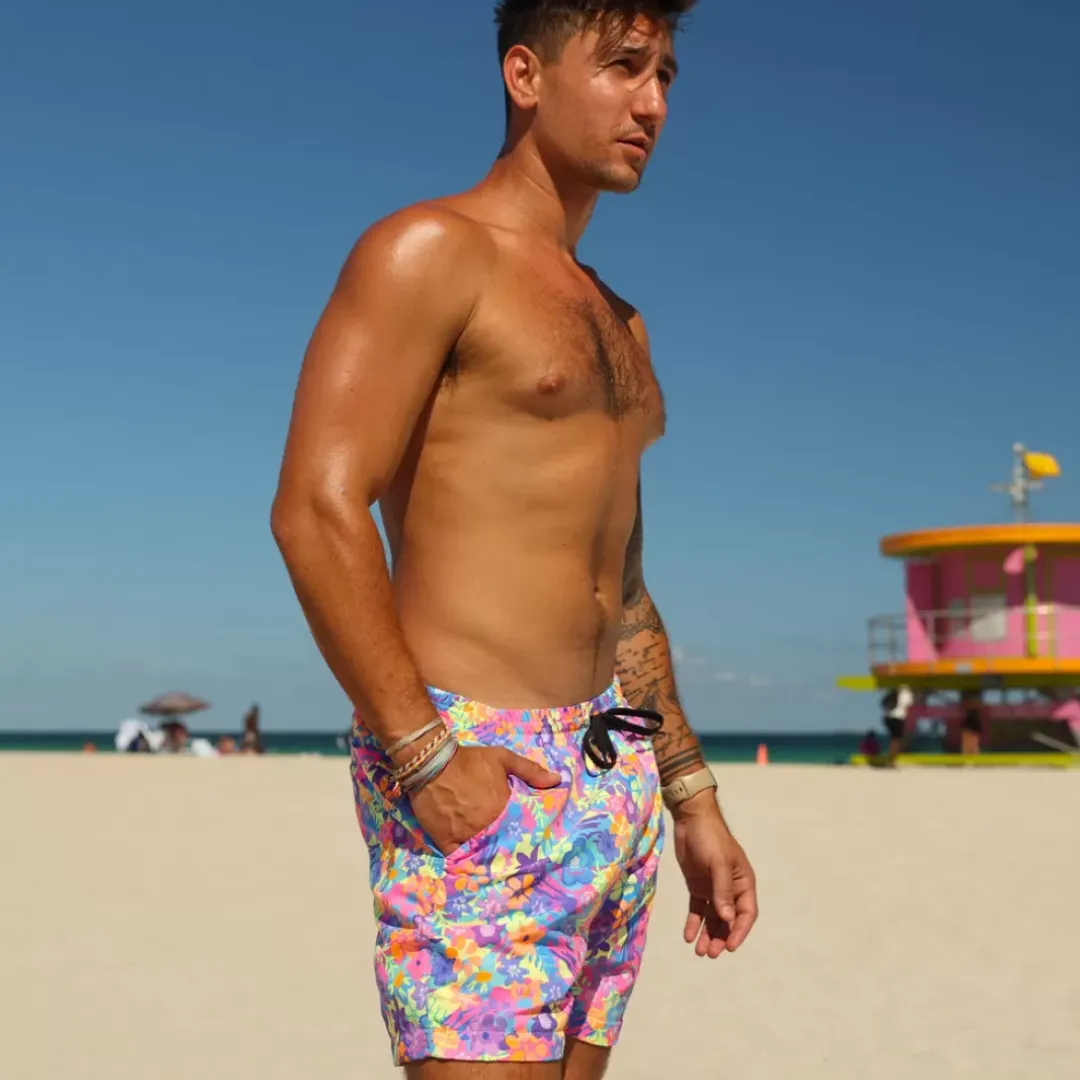 Men'S Swim Trunks – Rainbow Jungle<Kulani Kinis Best Sale