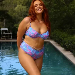 New Arrivals Ditzy Underwire Bra Bikini Top – Razzleberry<Kulani Kinis New