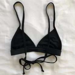 Triangle Bikini Top – Pitch Black Bikini Tops<Kulani Kinis Online