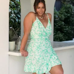 Wrap Mini Dress – Kiwi Kiss New Arrivals<Kulani Kinis Fashion