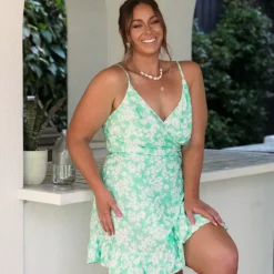 Wrap Mini Dress – Kiwi Kiss New Arrivals<Kulani Kinis Fashion